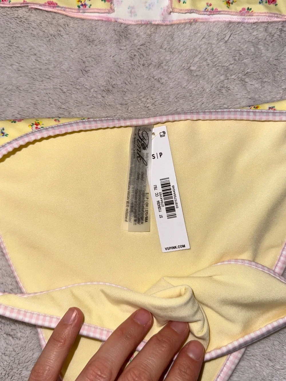 Frankies Bikinis yellow floral